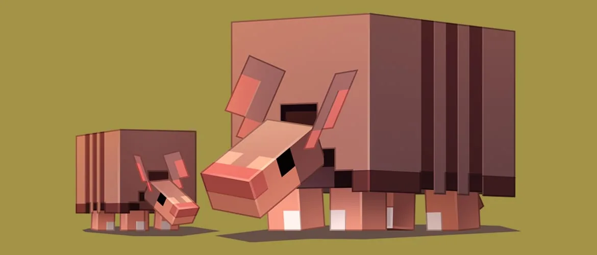 Фрагмент официального изображения моба Minecraft