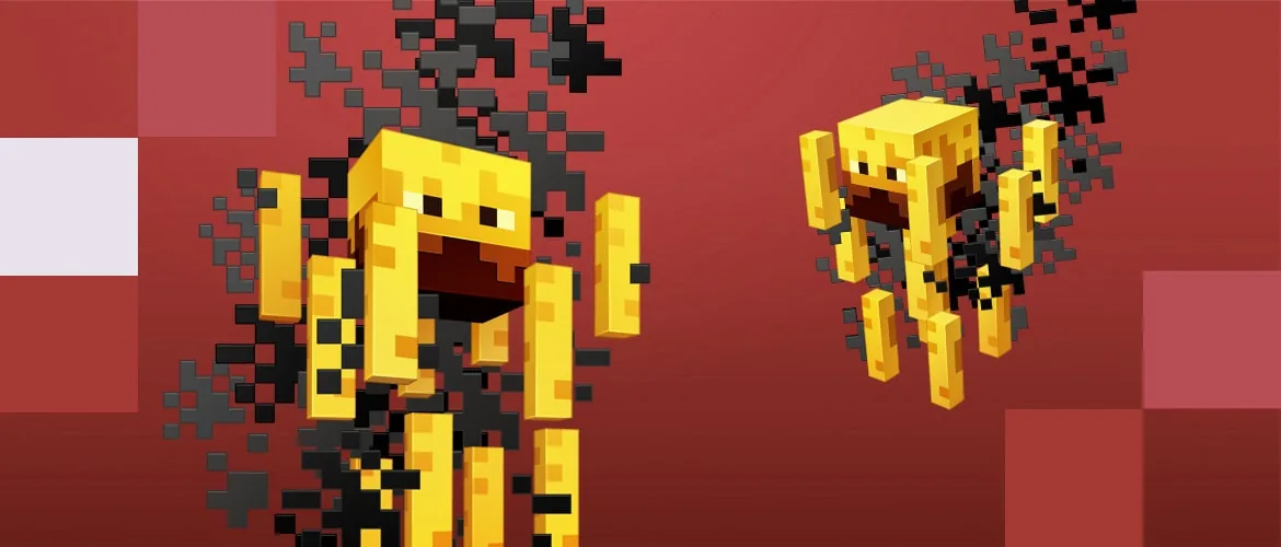 Фрагмент официального изображения моба Minecraft