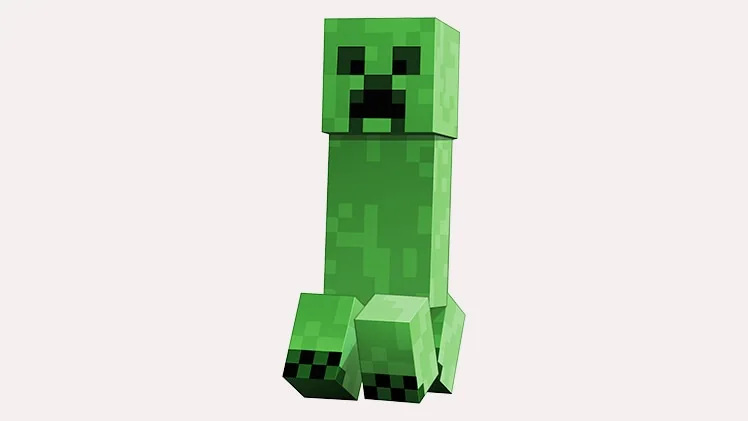 Фрагмент официального изображения моба Minecraft