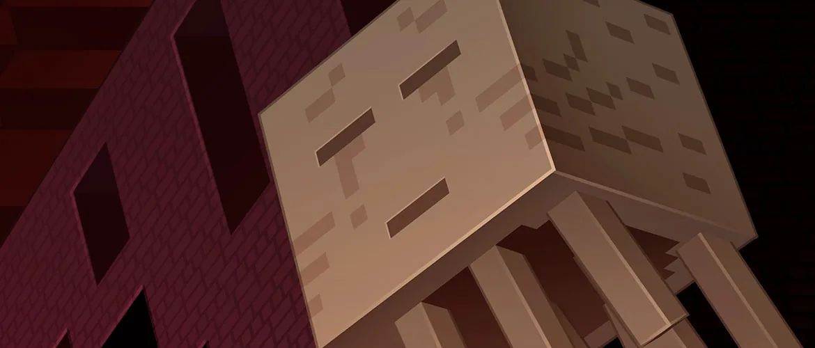 Фрагмент официального изображения моба Minecraft
