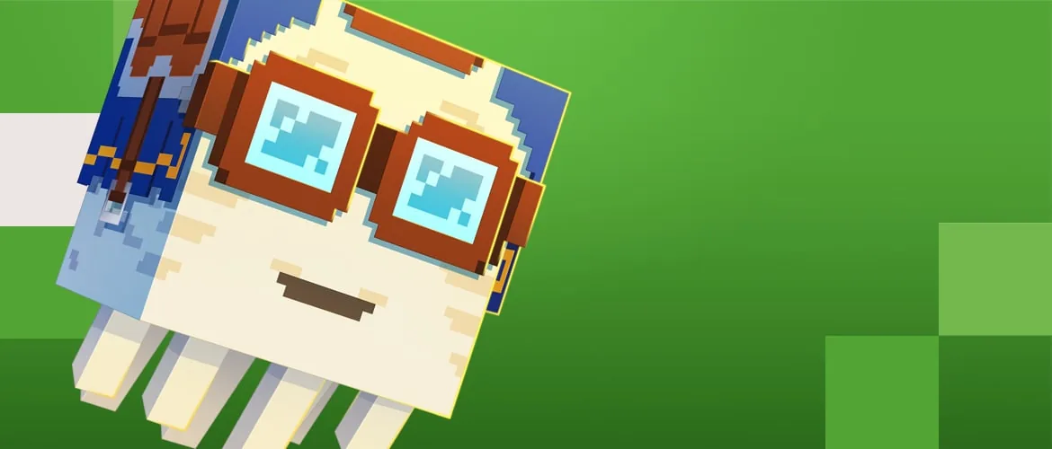 Фрагмент официального изображения моба Minecraft