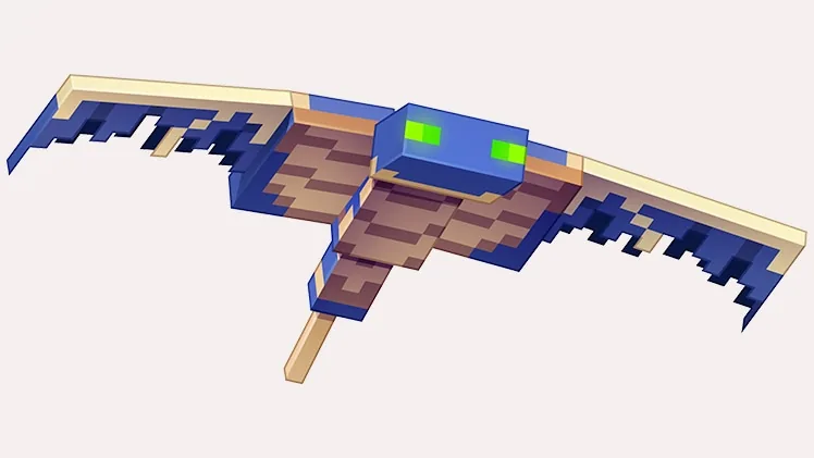 Фрагмент официального изображения моба Minecraft