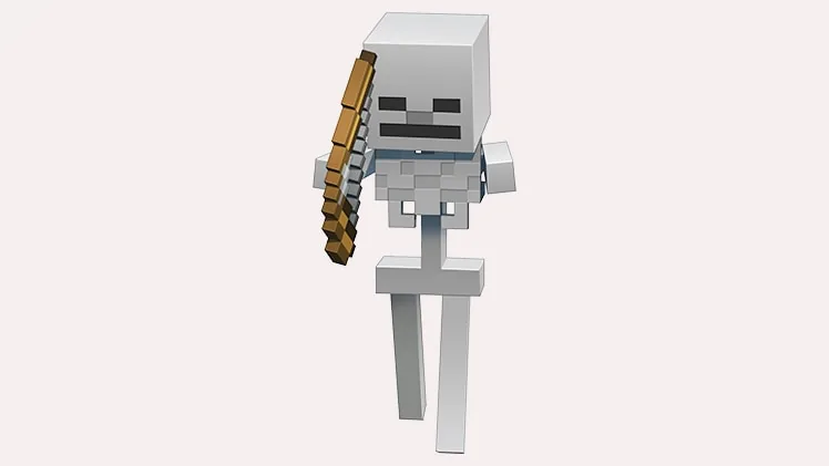 Фрагмент официального изображения моба Minecraft